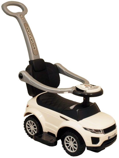 Pojazd z dźwiękiem pchacz Baby Mix UR-HZ614W White