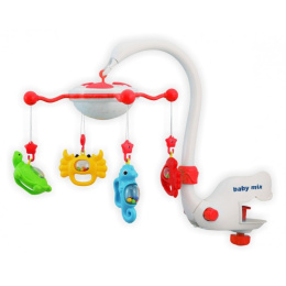 Karuzelka dla Dzieci Baby Mix BL-9001 Red Projektor