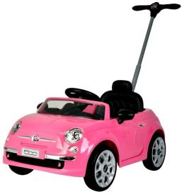 Mega Jeździdełko Baby Mix Fiat 500 Z3622 Pink
